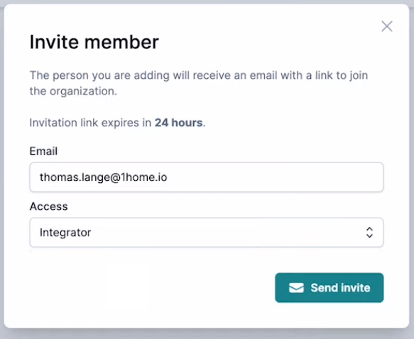 Invite member