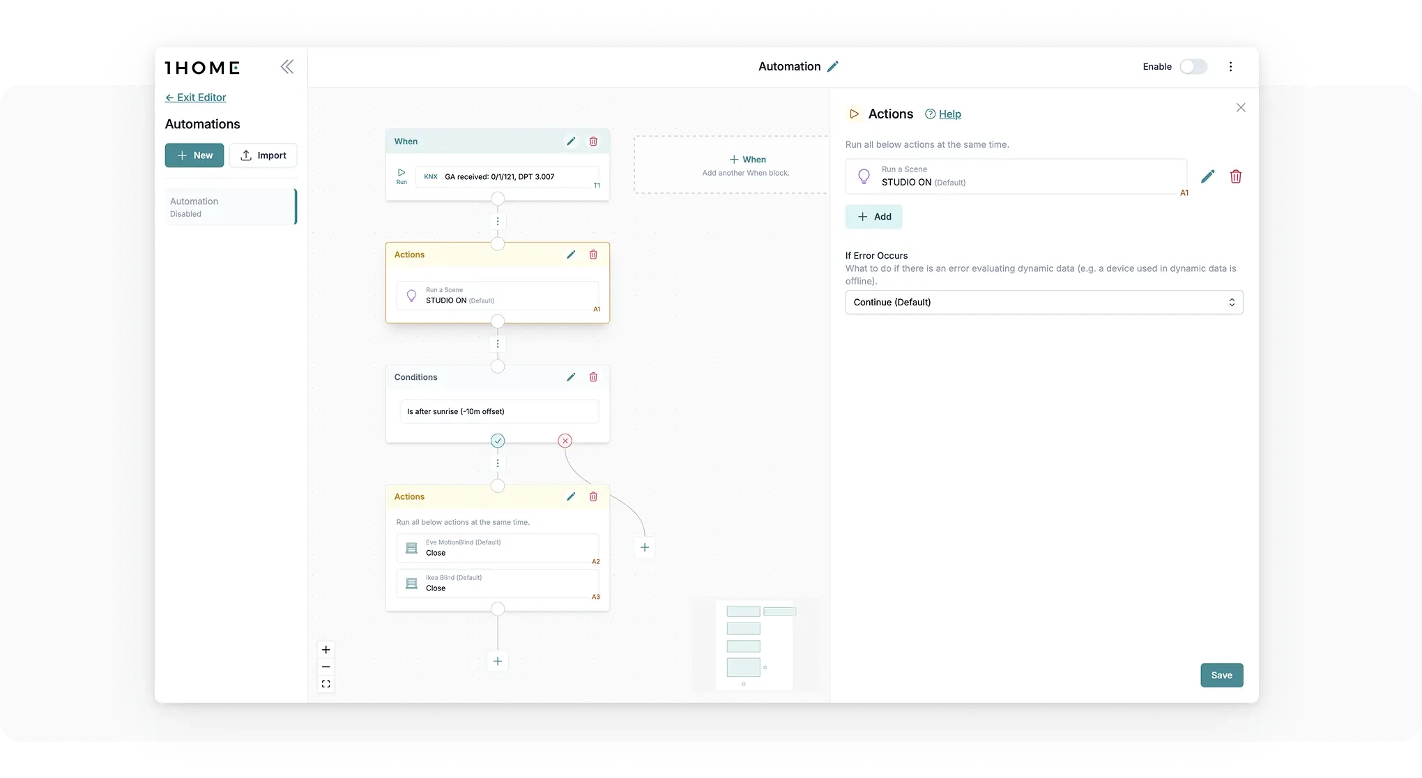 1Home avanceret logikmodul