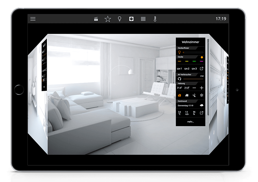 Other KNX visualisation options with 1Home